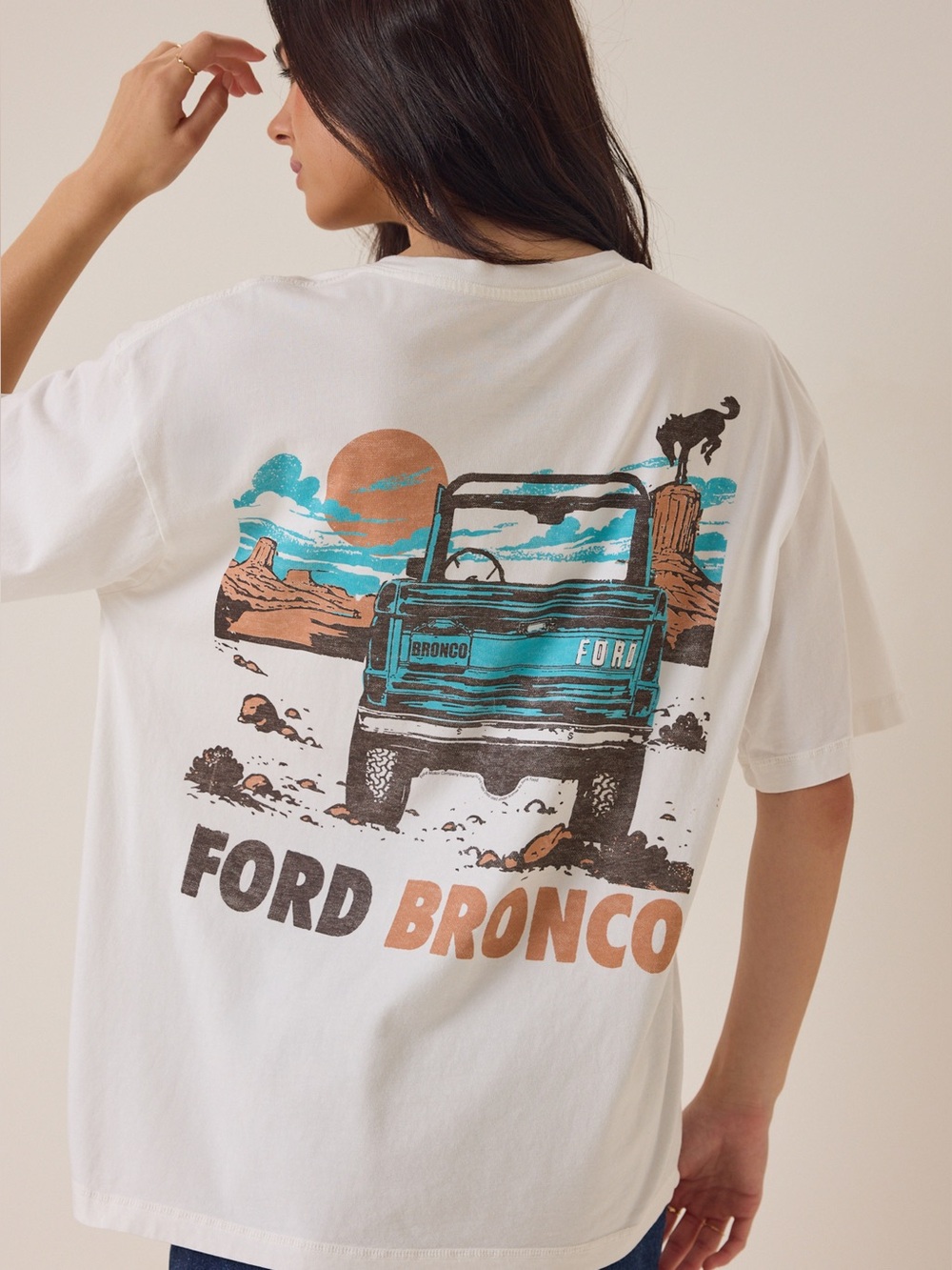 NWT Altar’d State Blakely Ford Bronco Varsity Tee XS/S Altard Junk Food